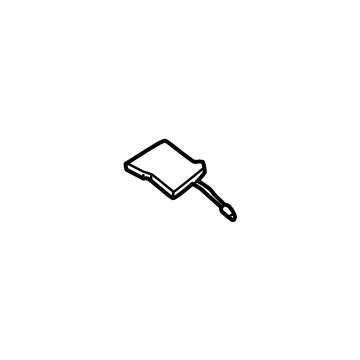 Hyundai 86617-AANA0 Rear Hook Cap 86617-AANA0 Hyundai Rear Hook Cap Illustration 1 of 1
