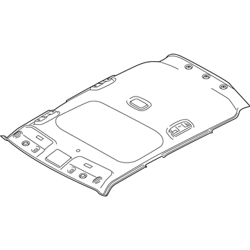 85410-K2180-MMH Hyundai Headliner Assembly Illustration 1 of 1