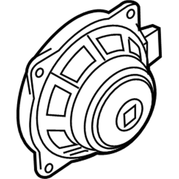 96340-C2200 Hyundai Front Door Speaker Assembly,Right Illustration 1 of 1