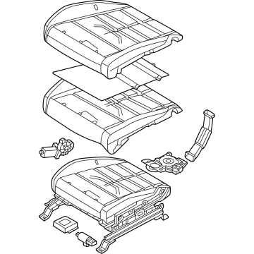 2024 Hyundai Santa Fe Hybrid Seat Cushion - 88200-R6510-MON