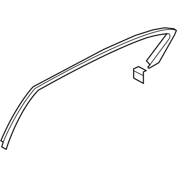 Hyundai 83910-3M000 Cover Assembly-Rear Door Frame Inner,LH 83910-3M000 Hyundai Cover Assembly-Rear Door Frame Inner,LH Illustration 1 of 1