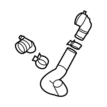 2024 Hyundai Sonata Hybrid Radiator Hose - 25414-L5000