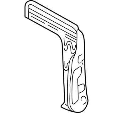 Hyundai 88401-26000 Front Seat Back Driver Frame Assembly 88401-26000 Hyundai Front Seat Back Driver Frame Assembly Illustration 1 of 1