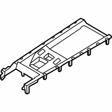 Hyundai 846M6-KL000-UFD MOLDING-CUP HOLDER COVER 846M6-KL000-UFD Hyundai MOLDING-CUP HOLDER COVER Illustration 1 of 1