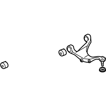 55230-3J000 Hyundai Arm Assembly-Rear Upper,LH Illustration 1 of 1