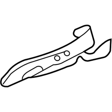 Hyundai 64617-4D010 Reinforcement Assembly-Rear Side Member LH 64617-4D010 Hyundai Reinforcement Assembly-Rear Side Member LH Illustration 1 of 1