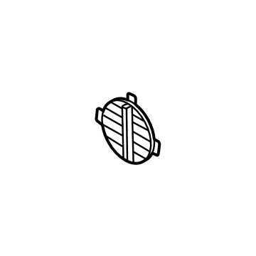 Hyundai 924B2-BC100 BRACKET-MOISTURE ABSORBENT 924B2-BC100 Hyundai BRACKET-MOISTURE ABSORBENT Illustration 1 of 1