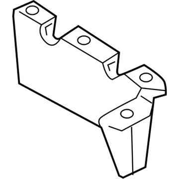25253-2GGA0 Hyundai Bracket-Air Con,Lower Illustration 1 of 1