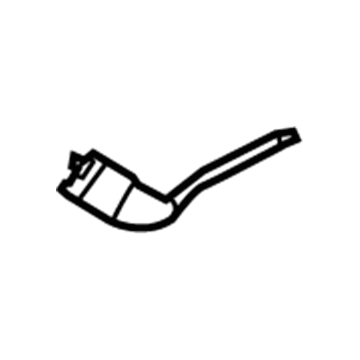 81642-4D000 Hyundai Link-Sunroof Deflector,LH Illustration 1 of 1