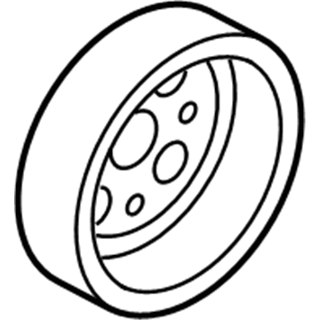 Hyundai Water Pump Pulley - 25221-03800
