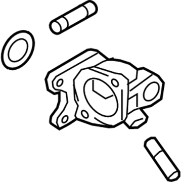 25630-03850 Hyundai Fitting Assembly-Coolant Inlet Illustration 1 of 1