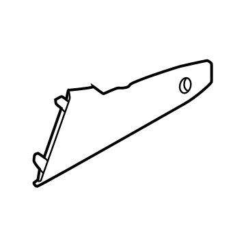 Hyundai 84615-L1AA0-NNB Console Side Cover Right Hand 84615-L1AA0-NNB Hyundai Console Side Cover Right Hand Illustration 1 of 1