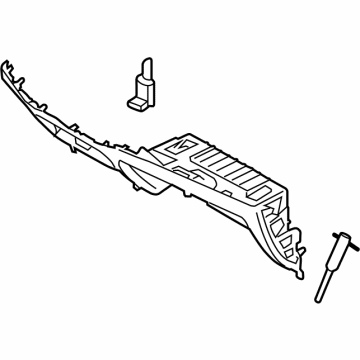 84540-S8AA0-MMH Hyundai COVER ASSY-GLOVE BOX HSG UPR Illustration 1 of 1