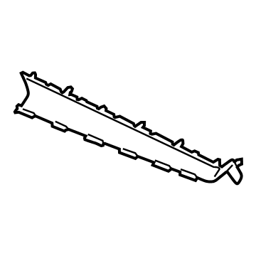 84795-S8AA0-PRT Hyundai Crash Pad Center Garnish Assembly Right Hand Illustration 1 of 1