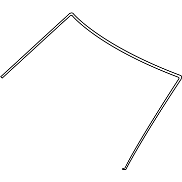 Hyundai 86130-J3000 Windshield Glass Moulding 86130-J3000 Hyundai Windshield Glass Moulding Illustration 1 of 1