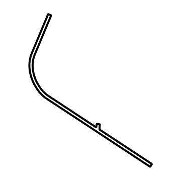 Hyundai 87214-NI000 PAD 2-REAR SPOILER 87214-NI000 Hyundai PAD 2-REAR SPOILER Illustration 1 of 1