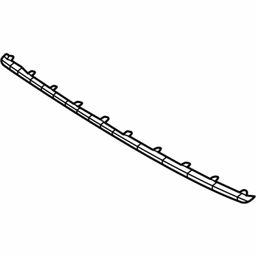 Hyundai 86563-D2510 Piece-Radiator Grille,UPR 86563-D2510 Hyundai Piece-Radiator Grille,UPR Illustration 1 of 1