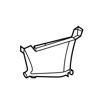 Hyundai 86567-D2500 Duct Assembly-Air Curtain,LH 86567-D2500 Hyundai Duct Assembly-Air Curtain,LH Illustration 1 of 1