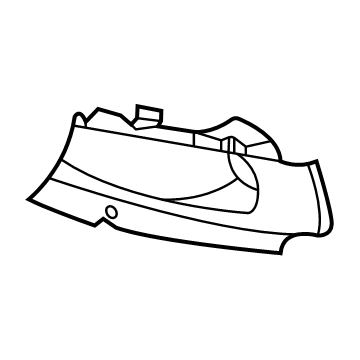 Hyundai 86557-D2500 Piece-FRT Bumper Guard LWR,LH 86557-D2500 Hyundai Piece-FRT Bumper Guard LWR,LH Illustration 1 of 1