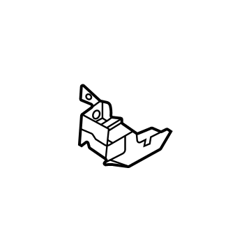 86556-D2500 Hyundai Bracket-FR Bumper Side SUPT,RH Illustration 1 of 1