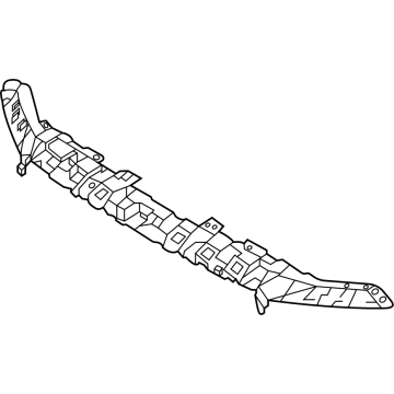 Hyundai 86550-D2500 Support Assembly-FR Bumper UPR 86550-D2500 Hyundai Support Assembly-FR Bumper UPR Illustration 1 of 1