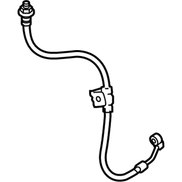 Hyundai 58732-3M100 Front Brake Hose Right Hand 58732-3M100 Hyundai Front Brake Hose Right Hand Illustration 1 of 1