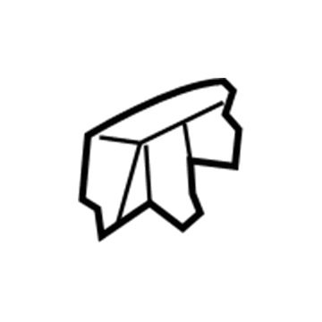 82652-3X000 Hyundai Front Door Outside Handle Cover Left Hand Illustration 1 of 1
