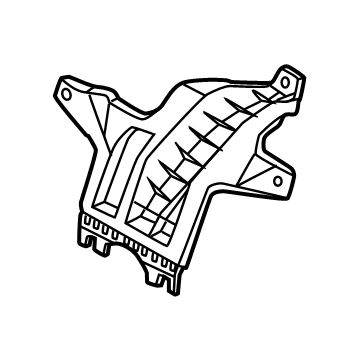 Hyundai 84724-CW500 BRKT ASSY-CLUSTER SUPPORT 84724-CW500 Hyundai BRKT ASSY-CLUSTER SUPPORT Illustration 1 of 1