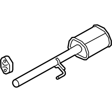 Hyundai Accent Muffler - 28650-J0300
