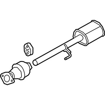 Hyundai Accent Muffler - 28600-J0300