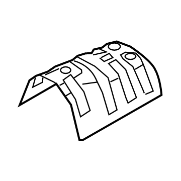 Hyundai Exhaust Heat Shield - 28793-H8100