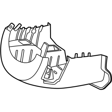 Hyundai 84852-L1AB0-NNB Shroud - Steering Column Lower 84852-L1AB0-NNB Hyundai Shroud - Steering Column Lower Illustration 1 of 1