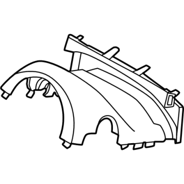 Hyundai 84850-L1AA0-NNB SHROUD-STEERING COLUMN UPR 84850-L1AA0-NNB Hyundai SHROUD-STEERING COLUMN UPR Illustration 1 of 1