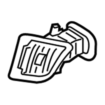 97490-2M200-9P Hyundai Side Air Ventilator Duct Assembly Right Hand Illustration 1 of 1
