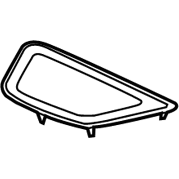 Hyundai 84715-2M500-9P Center Speaker Grille Assembly 84715-2M500-9P Hyundai Center Speaker Grille Assembly Illustration 1 of 1
