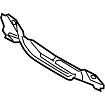 84755-2M000 Hyundai Bracket-Knee Bolster Reinforcement Illustration 1 of 1