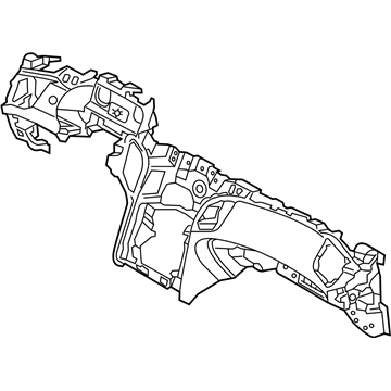 Hyundai 84730-2M500-9P Crash Pad Lower-Main 84730-2M500-9P Hyundai Crash Pad Lower-Main Illustration 1 of 1