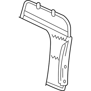Hyundai 88310-25000 Front Seat Back Driver Frame Assembly 88310-25000 Hyundai Front Seat Back Driver Frame Assembly Illustration 1 of 1