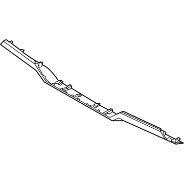 Hyundai 86671-K5000-CA Rear Bumper Skid Plate 86671-K5000-CA Hyundai Rear Bumper Skid Plate Illustration 1 of 1