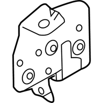 Hyundai 96176-G3500 Set Mounting Bracket Right Hand 96176-G3500 Hyundai Set Mounting Bracket Right Hand Illustration 1 of 1