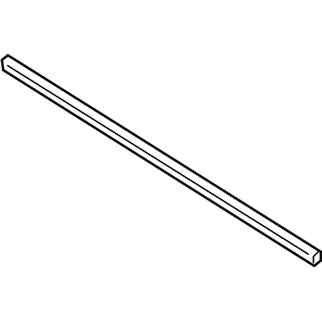Hyundai 82231-2H000 Front Door Belt Weatherstrip Inside Left Hand 82231-2H000 Hyundai Front Door Belt Weatherstrip Inside Left Hand Illustration 1 of 1