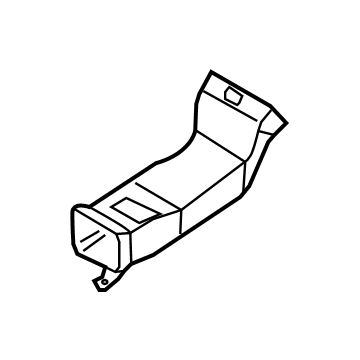 97010-D2000 Hyundai Duct Assembly-RR Vent Illustration 1 of 1