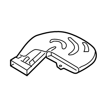 Hyundai 97375-D2000 Duct Assembly-RR,RH 97375-D2000 Hyundai Duct Assembly-RR,RH Illustration 1 of 1