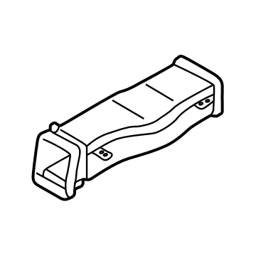 97020-D2000 Hyundai Duct Assembly-RR Vent NO.2,LH Illustration 1 of 1