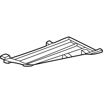 Hyundai 86676-KL300 COVER-RR BUMPER UNDER,LH 86676-KL300 Hyundai COVER-RR BUMPER UNDER,LH Illustration 1 of 1