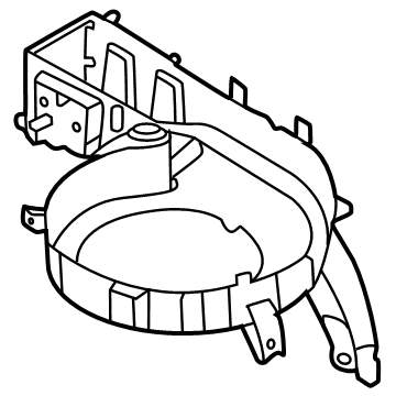 Hyundai 97115-R6000 CASE-BLOWER,LWR 97115-R6000 Hyundai CASE-BLOWER,LWR Illustration 1 of 1