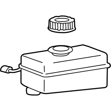 58529-38004 Hyundai Master Cylinder Reservoir Illustration 1 of 1