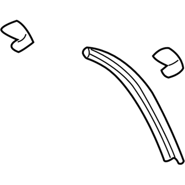 Hyundai 82850-39000 Moulding Assembly-Drip Rail,LH 82850-39000 Hyundai Moulding Assembly-Drip Rail,LH Illustration 1 of 1