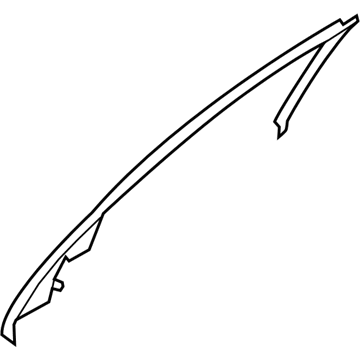 82911-3N000 Hyundai Cover Assembly-Front Door Frame Inner,LH Illustration 1 of 1