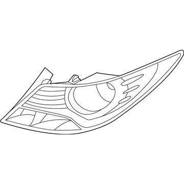 2011 Hyundai Accent Back Up Light - 92412-1R010